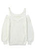 Dew Shoulder Knitted Sweater